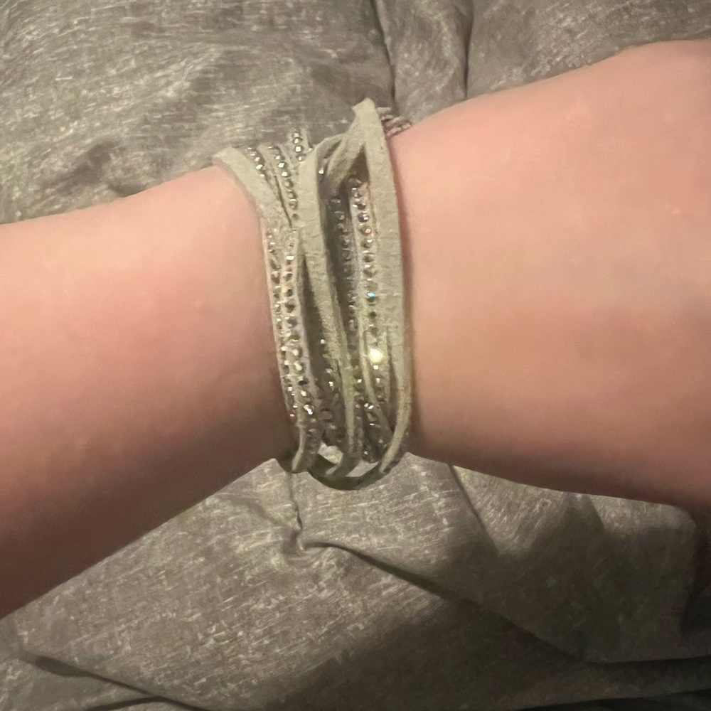 Elegant Silver Wrap Bracelet